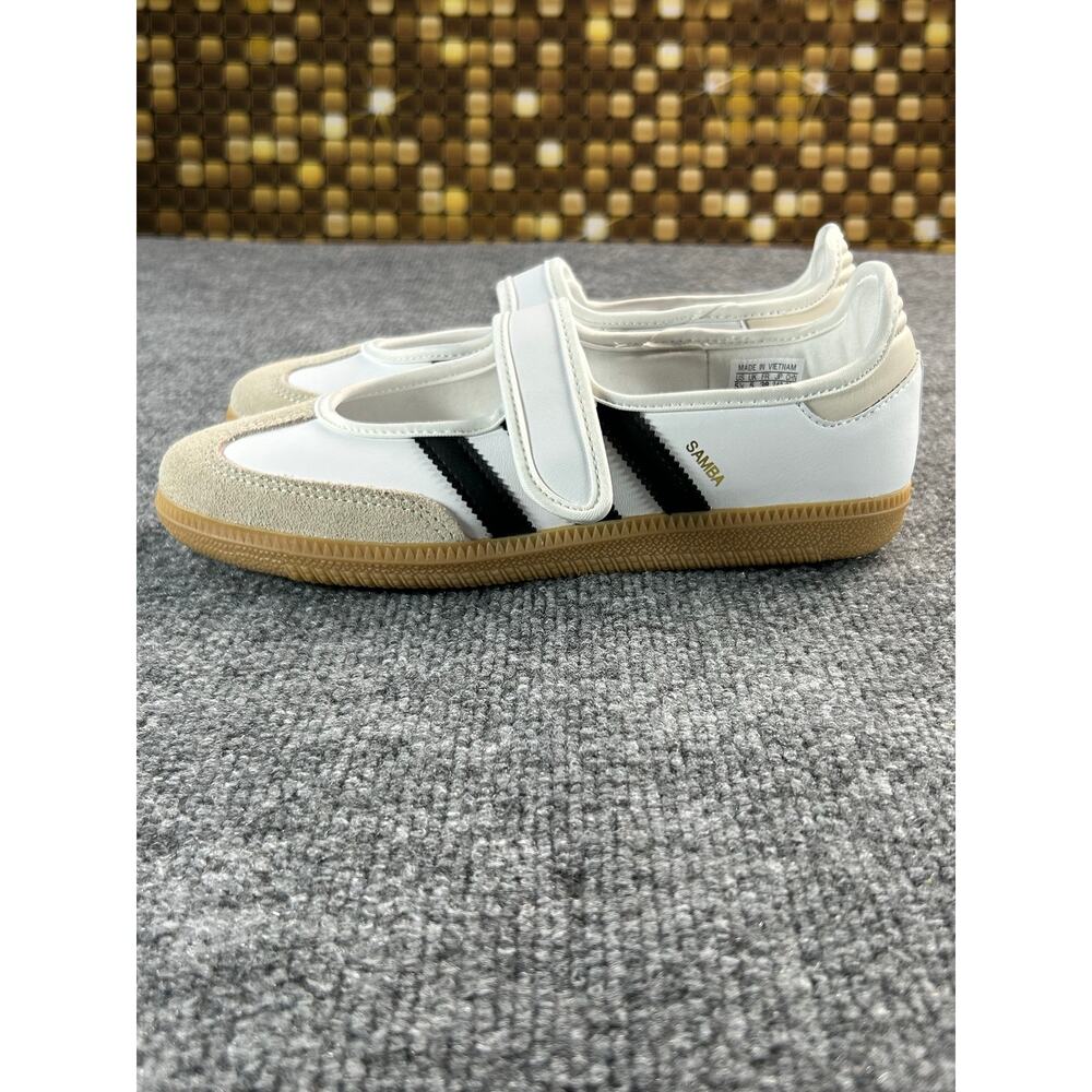 Adidas SL 72 RS J Mary Jane White Black Gum Sneakers Y4 W5.5 - Picture 6 of 10